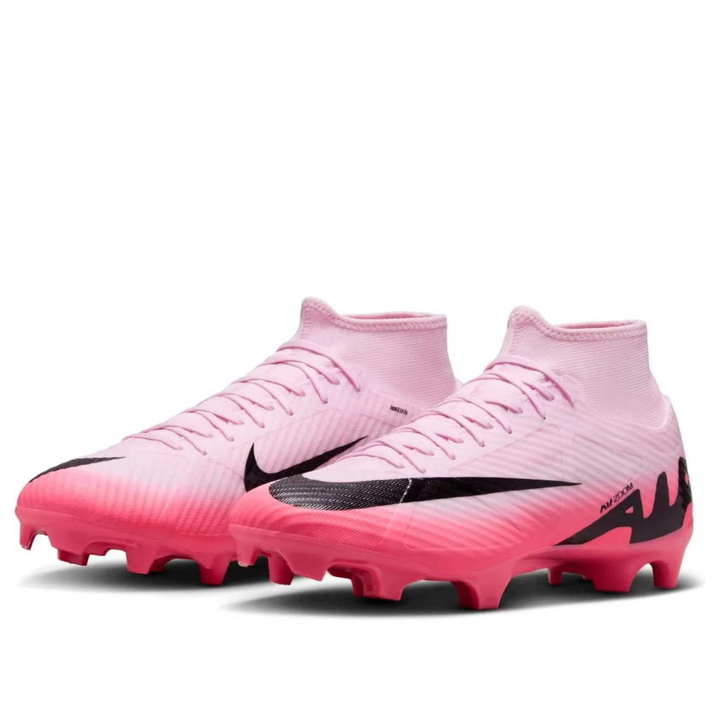 Nike Mercurial Superfly 9 Academy MG Light Pink & Black Soccer Cleats