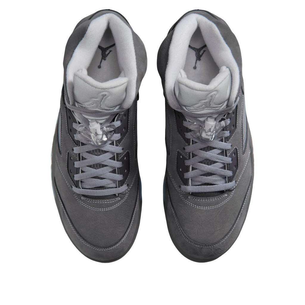 Nike Air Jordan 5 Retro Gray & Icy Blue Sneakers