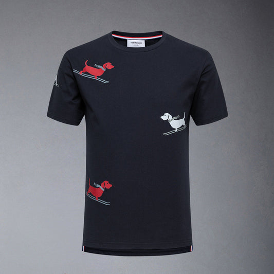 Thom Browne Puppy Print T-shirt