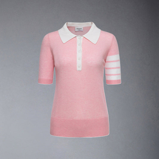 Thom Browne  Women Flowers POLO shirt