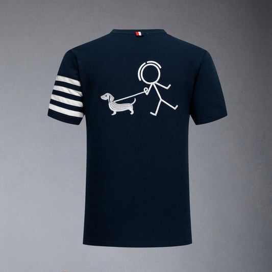 Thom Browne Puppy embroidered T-shirt