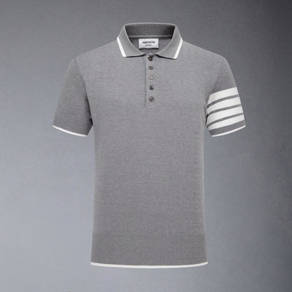 Thom Browne Contrast stripes POLO Shirt