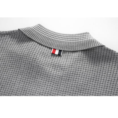 Thom Browne Waffle fabric POLO Shirt