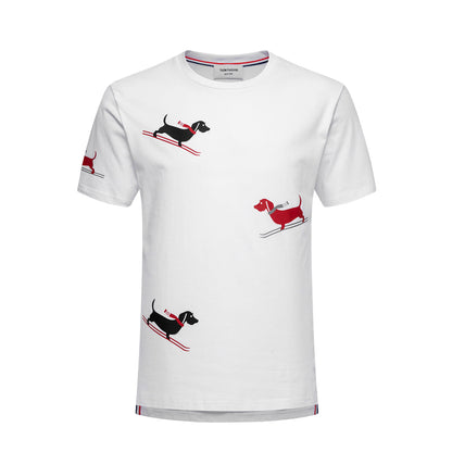Thom Browne Puppy Print T-shirt
