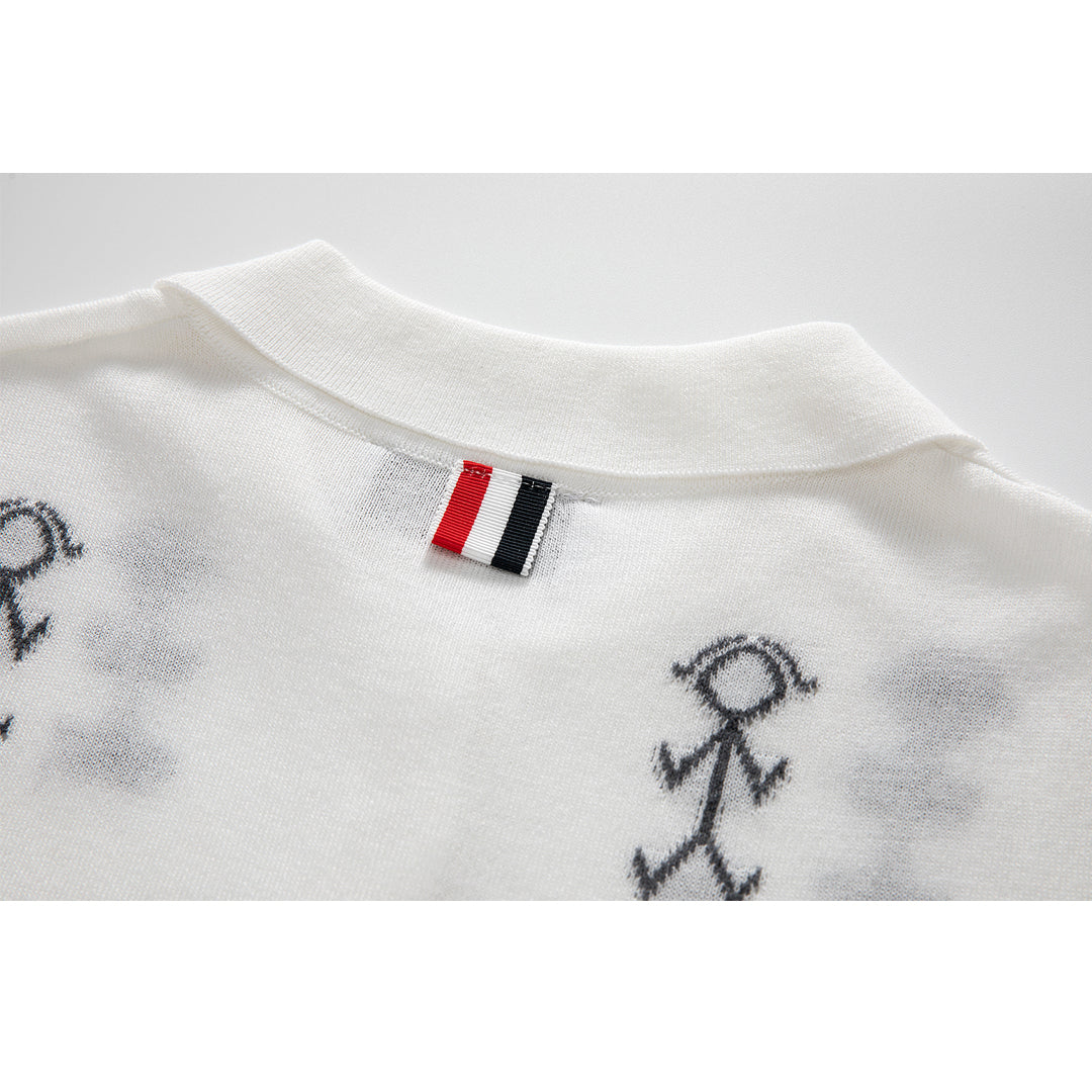 Thom Browne  Women Stickman POLO shirt