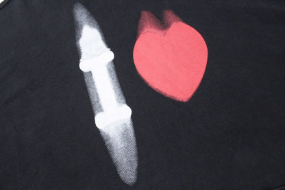 2025SS Couples Graphic Print Hoodie | Unisex Streetwear