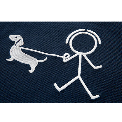 Thom Browne Puppy embroidered T-shirt