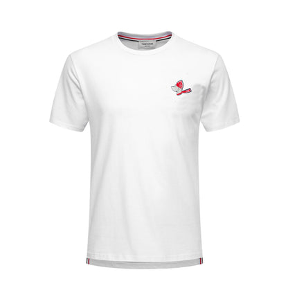Thom Browne  Christmas Dog Embroidery T-shirt