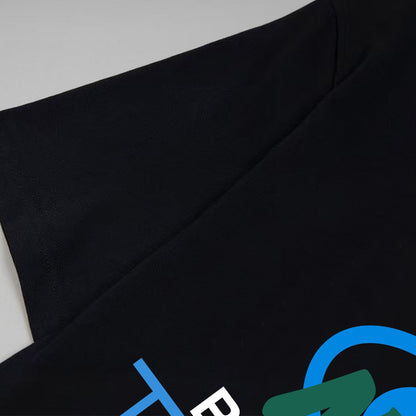 Balenciaga 2025 SS Oversized Logo Print T-Shirt – 100% Cotton