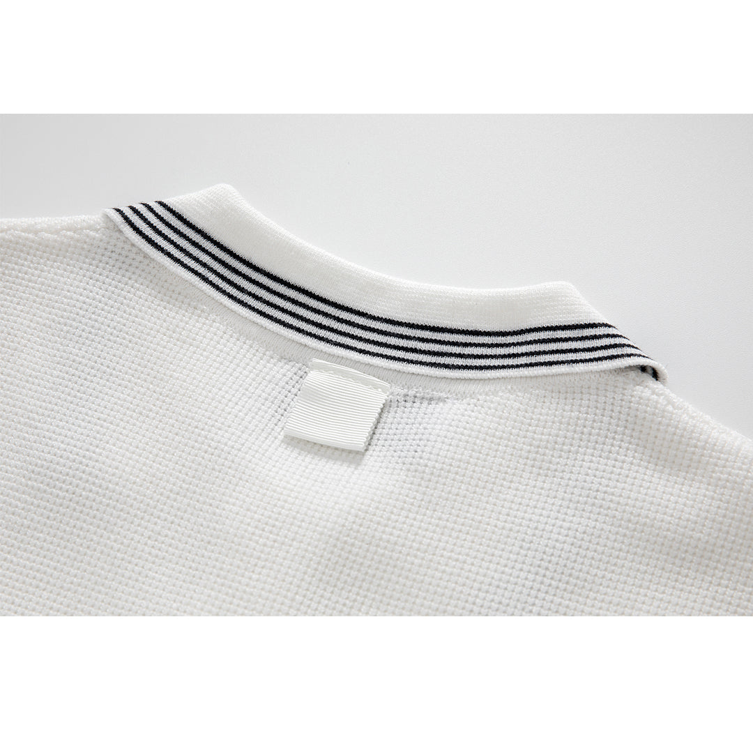 Thom Browne Women stripe POLO shirt