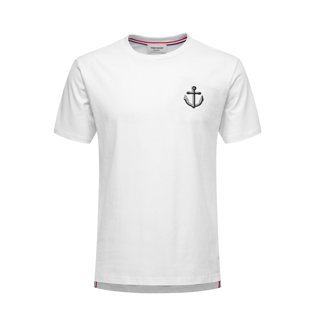 Thom Browne Anchor embroidery T-shirt