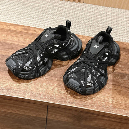 Balenciaga Vintage Couple's Leather Sneakers – Multi-Style | EU 36–45