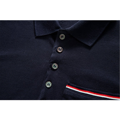 Thom Browne  Pocket Stripes POLO Shirt