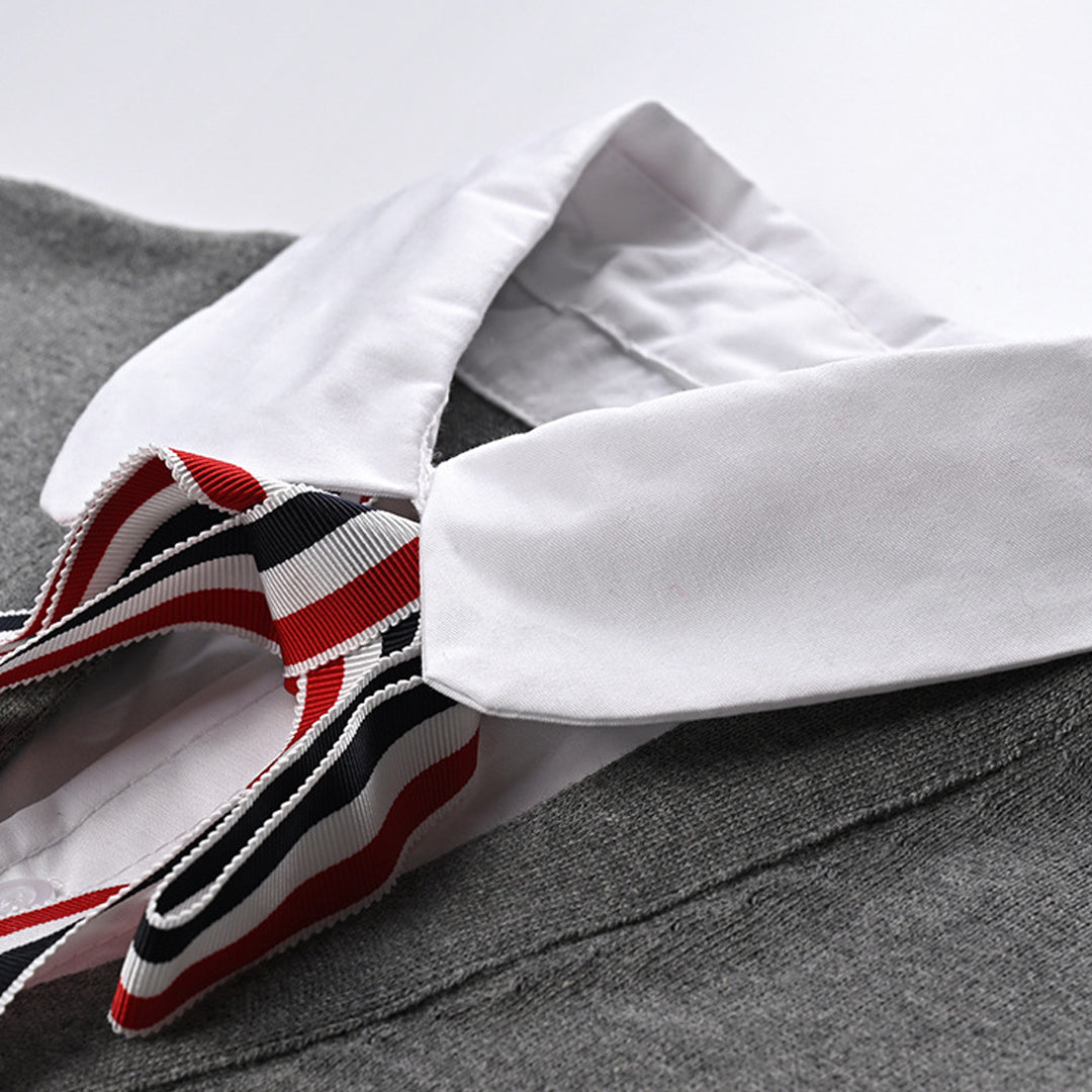 Thom Browne Women Ribbon POLO shirt