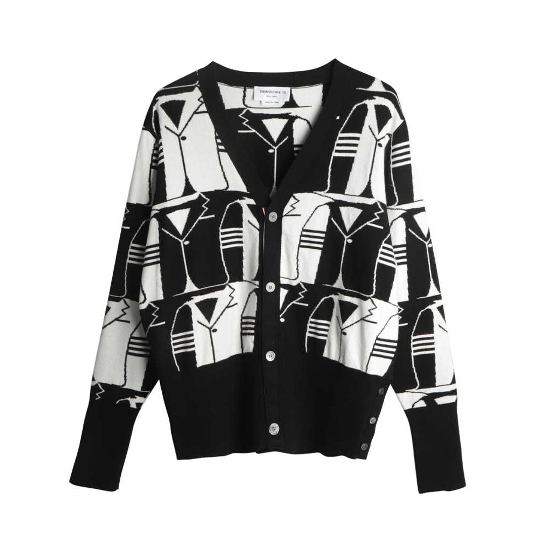 Thom Browne Contrast color sweater