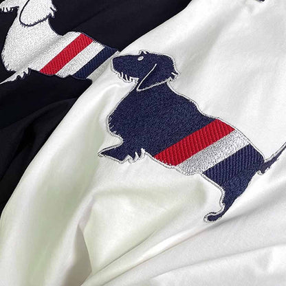Thom Browne Puppy embroidery T-shirt