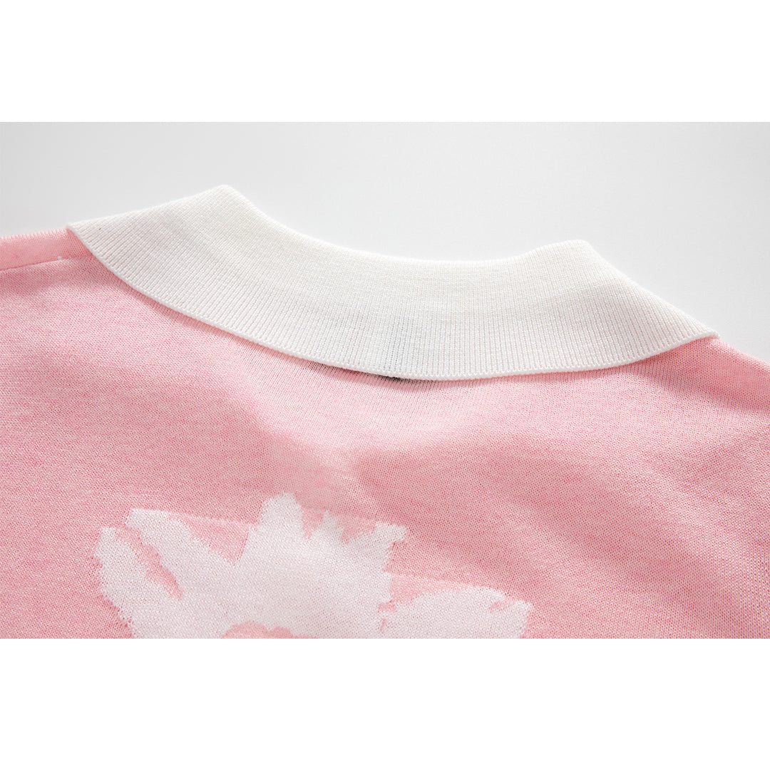 Thom Browne  Women Flowers POLO shirt