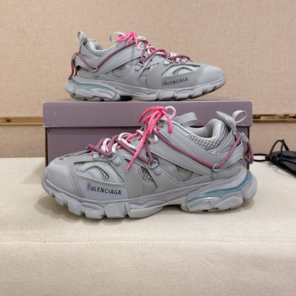 Balenciaga Unisex Distressed Vintage Leather Sneakers | Runway-Inspired Style