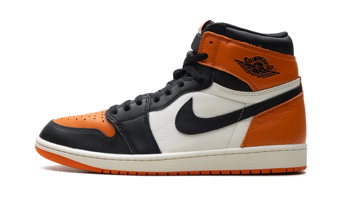 Nike Air Jordan 1 Retro High Orange Black & White Sneakers