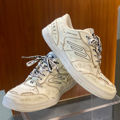 Balenciaga Distressed Vintage Leather Sneaker