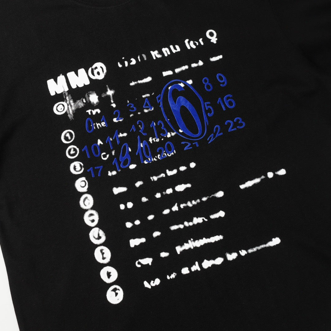 Maison Margiela MM6 Couples' Style T-Shirt
