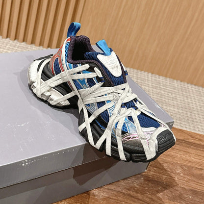 Balenciaga Vintage Couple's Leather Sneakers – Multi-Style | EU 36–45