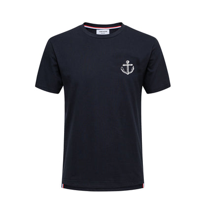 Thom Browne Anchor embroidery T-shirt