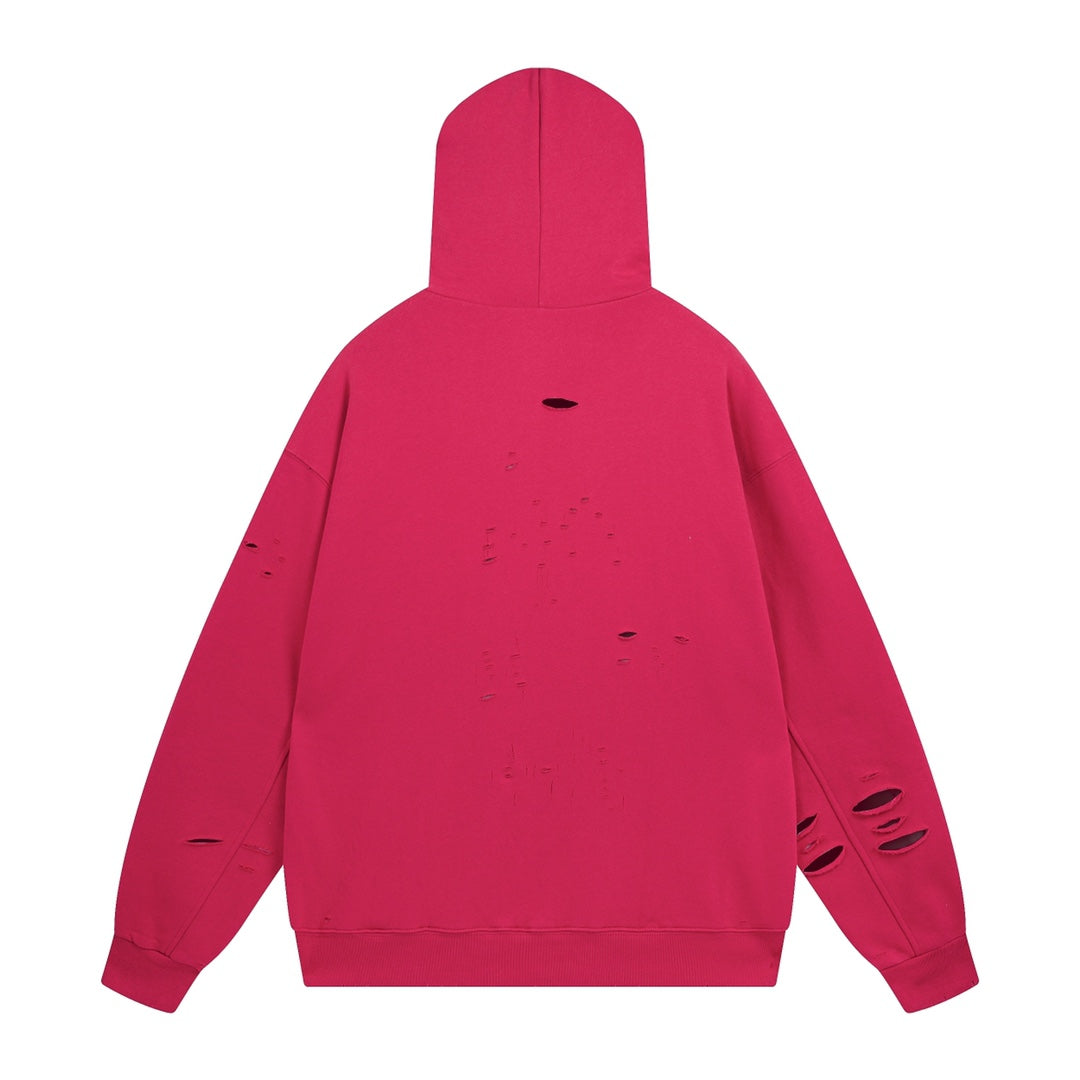 Couples Oversized Hoodie – 100% Cotton Streetwear Sweatshirt | 6 Colors