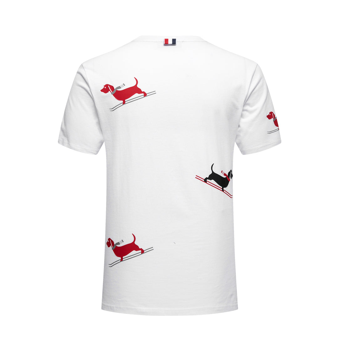 Thom Browne Puppy Print T-shirt