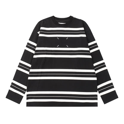 Maison Margiela 2026 Couples' Style Striped Hoodie