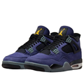 Nike Air Jordan 4 Retro Purple Black & Yellow Sneakers
