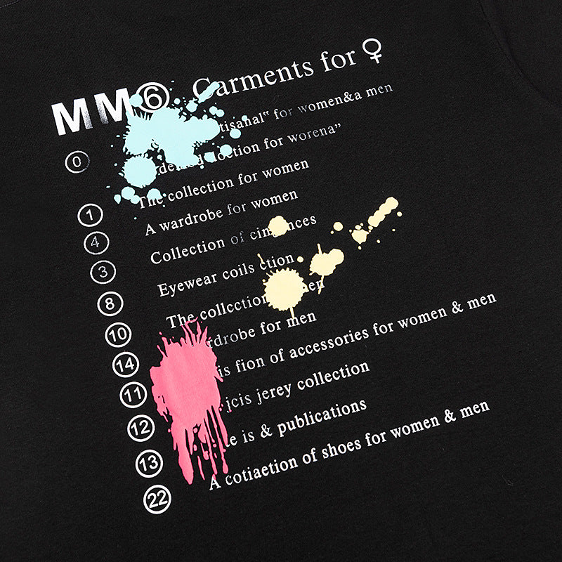 Maison Margiela MM6 Couples' Style T-Shirt