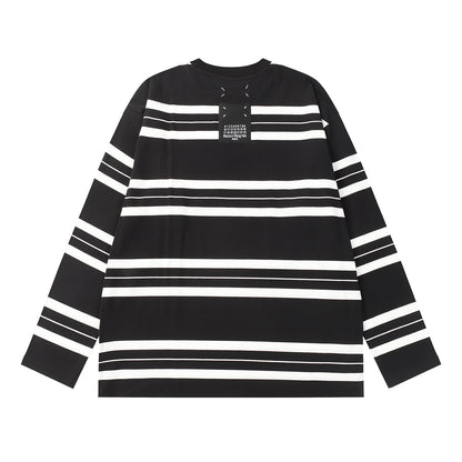 Maison Margiela 2026 Couples' Style Striped Hoodie