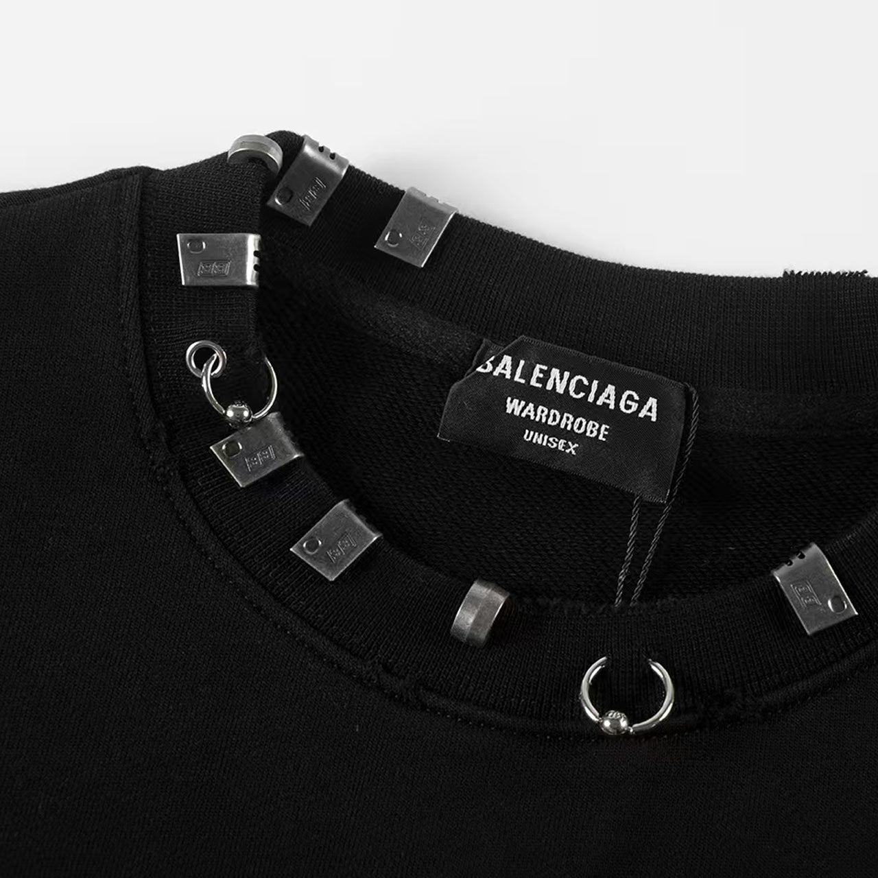 2025SS Couples Crew Neck Hoodie | 100% Cotton Matching Set