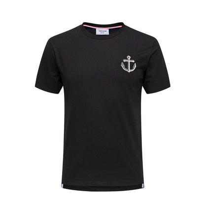 Thom Browne  Anchor embroidery T-shirt