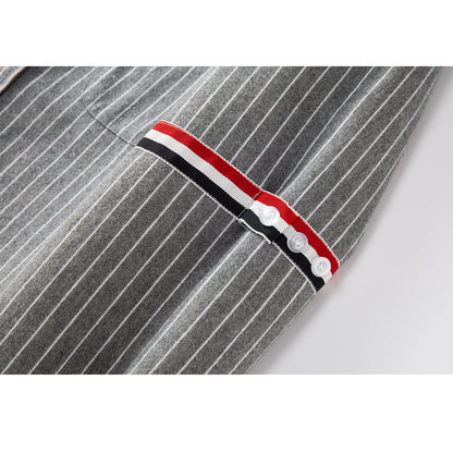 Thom Browne 4-Bar Thick Shirt