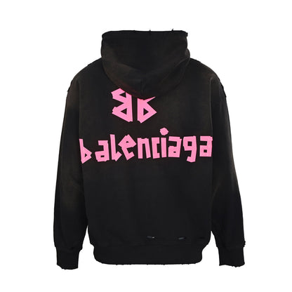 2026 Graphic Print Couples Hoodie – Unisex Streetwear Pullover