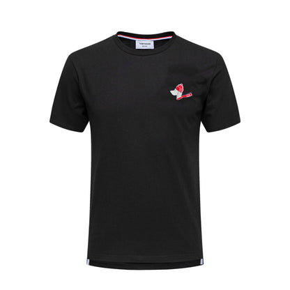 Thom Browne  Christmas Dog Embroidery T-shirt