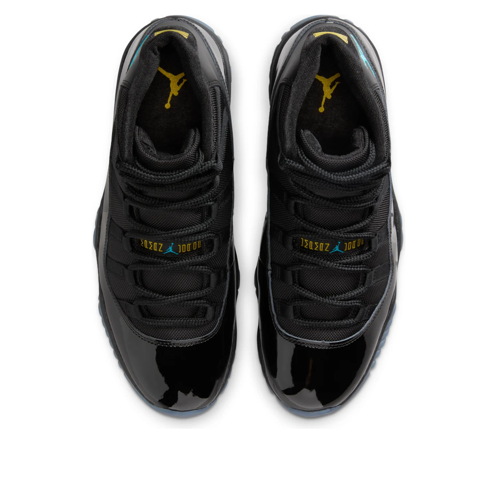 Nike Air Jordan 11 Retro Black & Icy Blue Sneakers