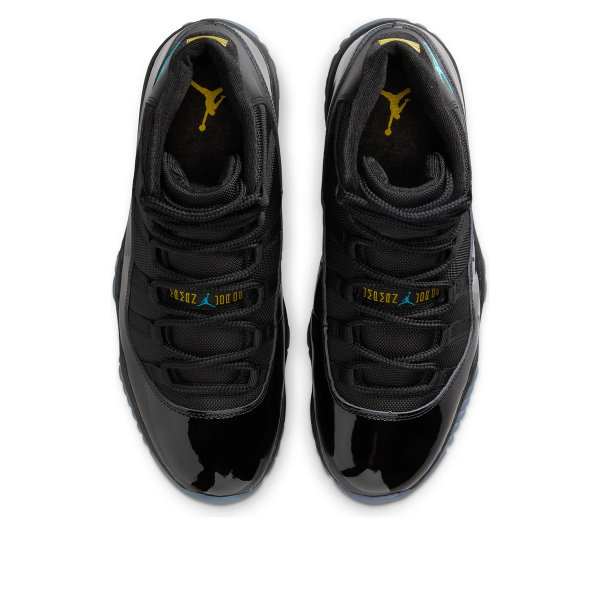 Nike Air Jordan 11 Retro Black & Icy Blue Sneakers