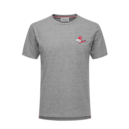 Thom Browne  Christmas Dog Embroidery T-shirt
