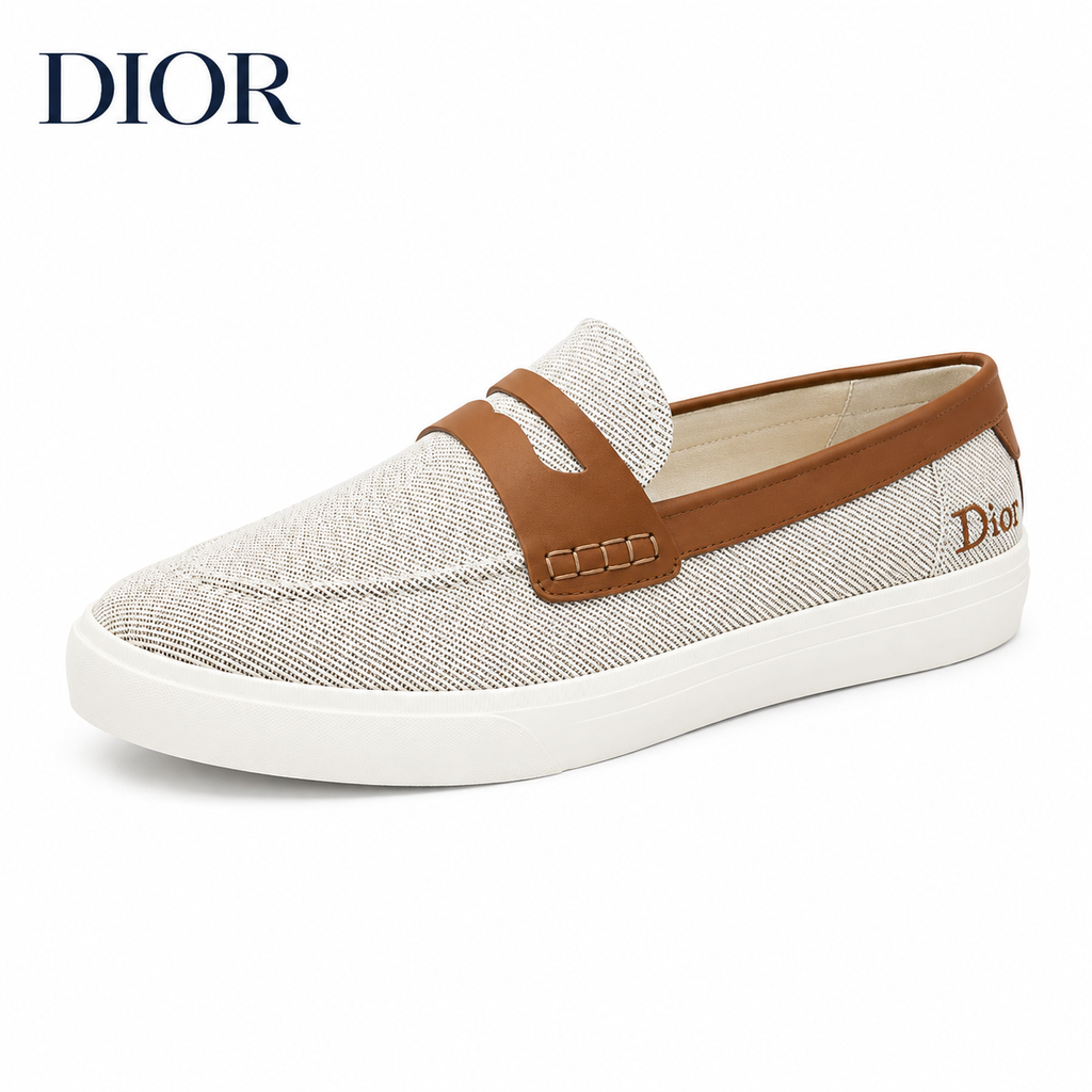 Dior Men's Suede & Leather Loafers, Style 426750