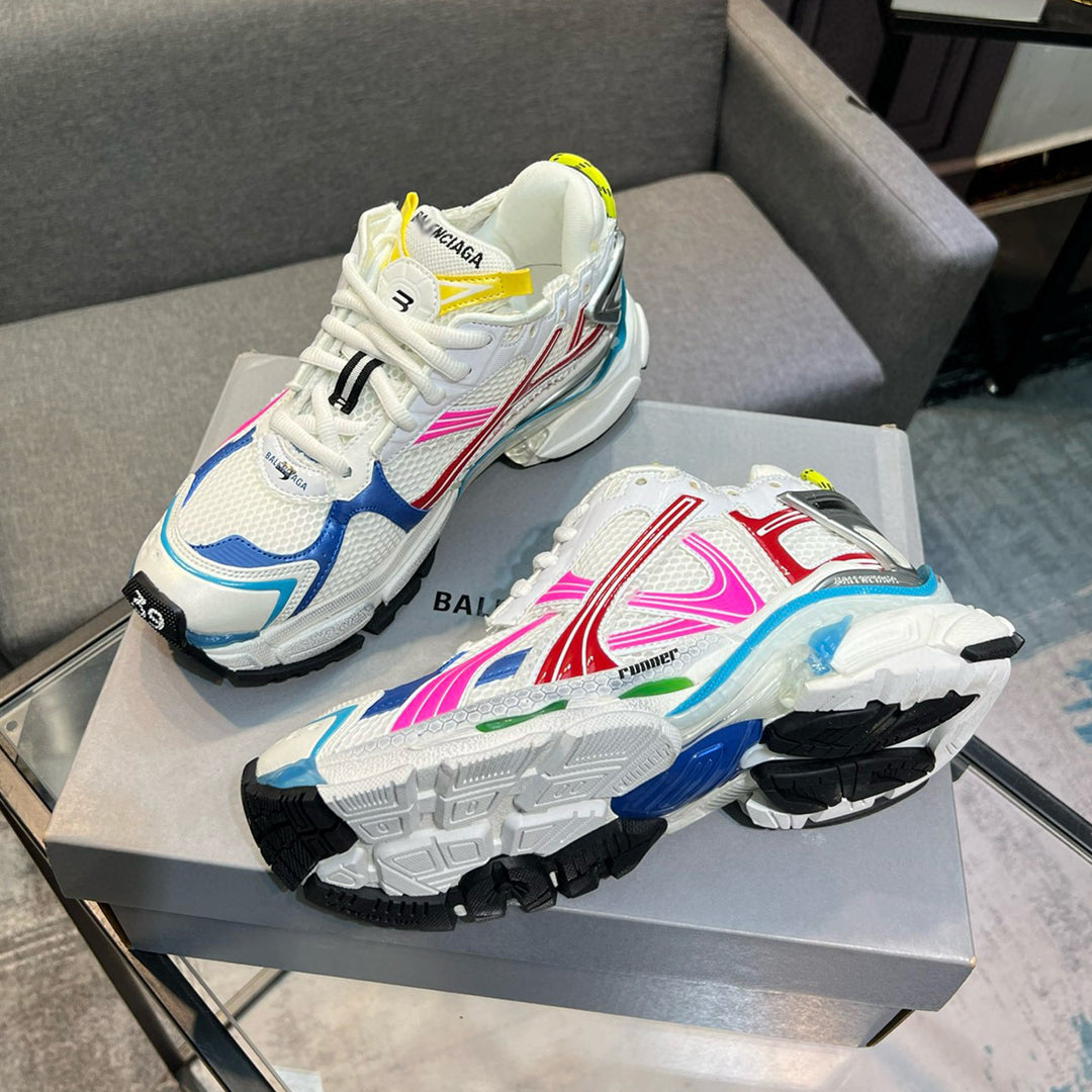 Balenciaga Distressed Vintage Unisex Leather Sneakers | 4 Styles