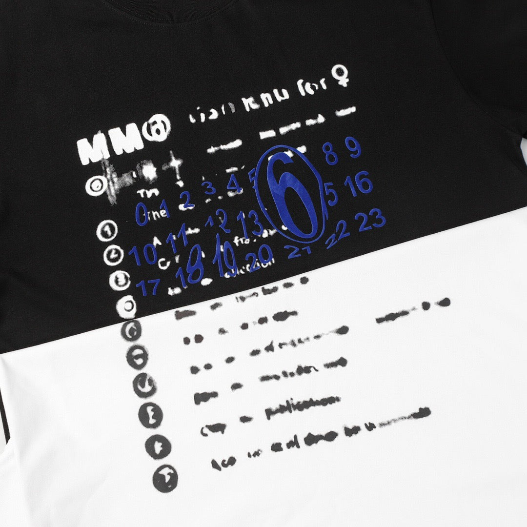 Maison Margiela MM6 Couples' Style T-Shirt
