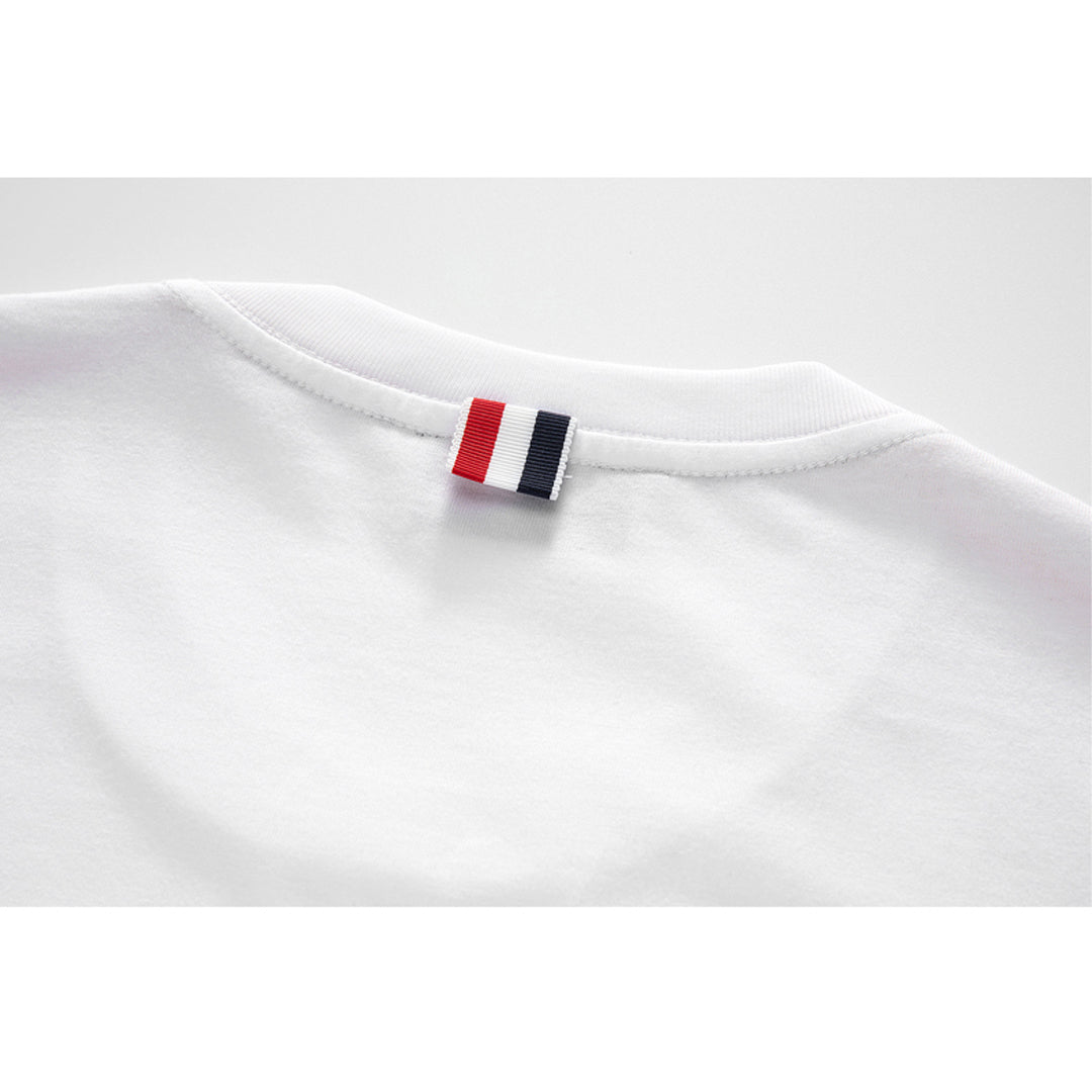 Thom Browne Anchor embroidery T-shirt