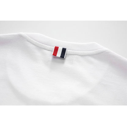 Thom Browne Anchor embroidery T-shirt