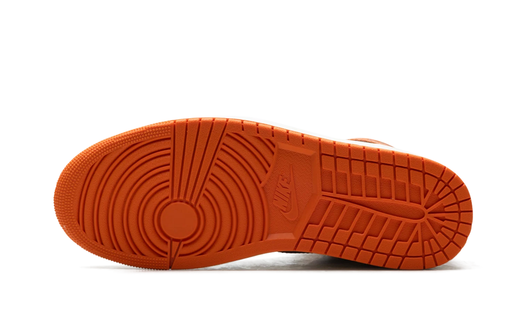 Nike Air Jordan 1 Retro High Orange Black & White Sneakers