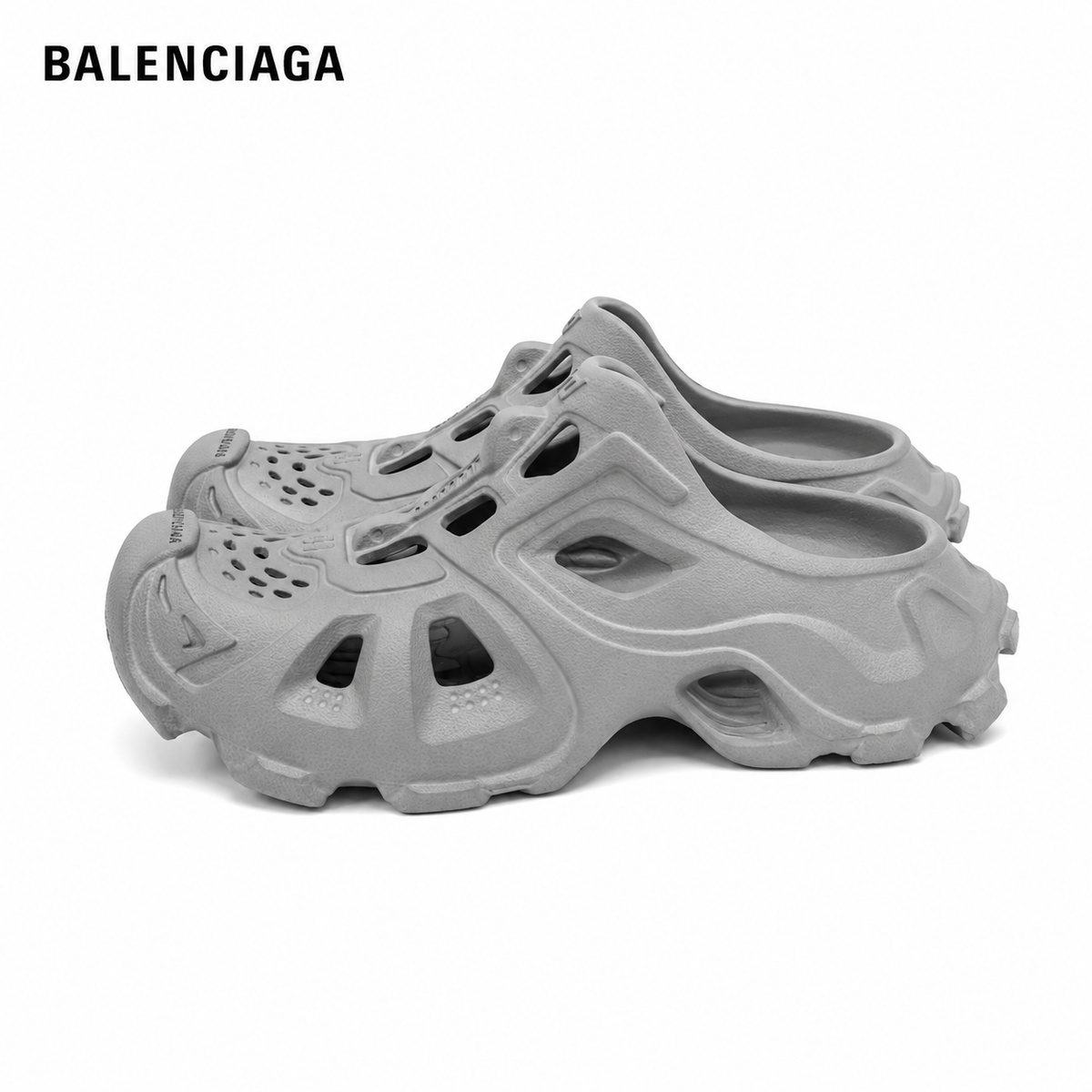 Balenciaga Men's Demna Molded Lace-Up Sneakers