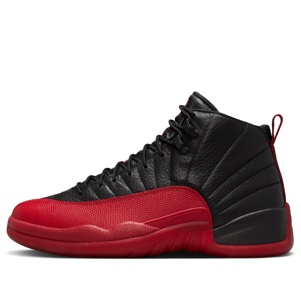 Nike Air Jordan 12 Retro Black & Red Sneakers