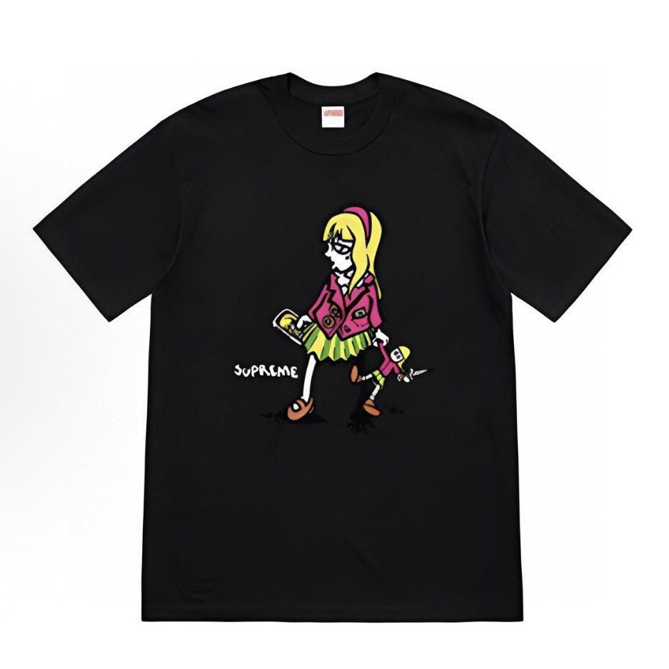 Supreme Loose Fit Casual T-Shirt (Unisex）